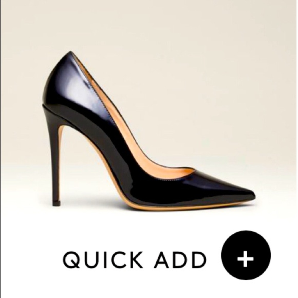 M. Gemi Essatto 105mm black patent leather heels